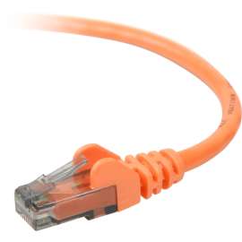 Belkin 900 Series Cat. 6 UTP Patch Cable, RJ-45 Male, RJ-45 Male, 3ft, Orange