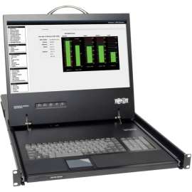 Tripp Lite Rack Console KVM Cable Kit w/ 19" LCD PS/2 1U TAA GSA, 1 Computer(s), 19" Active Matrix TFT LCD, 1U Height