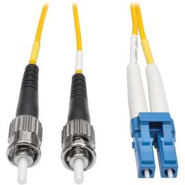 Tripp Lite 7M Duplex Singlemode 9/125 Fiber Optic Patch Cable LC/ST 23' 23ft 7 Meter - 22.97ft - Yellow