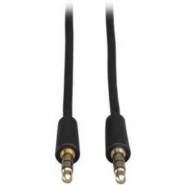 Tripp Lite 3.5mm Mini Stereo Audio Cable for Microphones Speakers and Headphones (M/M) 10 ft. (3.05 m), (M/M) 10-ft.