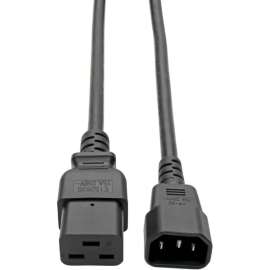 Tripp Lite 10ft Power Cord Extension Cable C19 to C14 Heavy Duty 15A 14AWG 10', (IEC-320-C19 to IEC-320-C14) 10-ft.