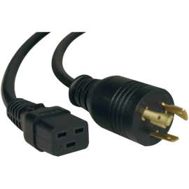 Tripp Lite 10ft Power Cord Extension Cable L5-20P to C19 for Servers Heavy Duty 20A 12AWG 10', 20A, 12AWG (IEC-320-C19 to NEMA L5-20P) 10-ft."