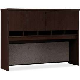 Bush Business Furniture Series C60W Hutch 4 Door in Mocha Cherry