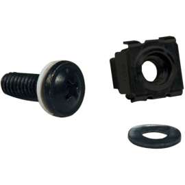 Tripp Lite Rack Enclosure Cabinet Square Hole Hardware Kit Screws Washers, 50 Each