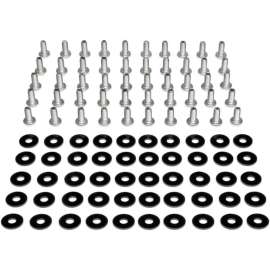Tripp Lite SmartRack Threaded Hole Hardware Kit 50 each #12-24 screws - Rack Screw, Flat Washer