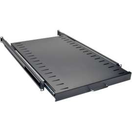 Tripp Lite SmartRack Standard Sliding Shelf (50 lbs / 22.7 kgs capacity; 28.3 in/719 mm Deep), Black, Cold-rolled Steel (CRS), 50 lb x Maximum Weight Capacity
