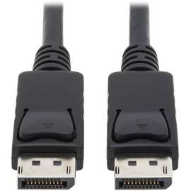 Tripp Lite 10ft DisplayPort Cable with Latches Video / Audio DP 4K x 2K M/M, (M/M) 10-ft.
