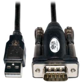 Tripp Lite USB-A to RS232 (DB9) Serial Adapter Cable (M/M) 5 ft. (1.52 m), (A-M to DB9-M)
