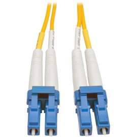 Tripp Lite 15M Duplex Singlemode 9/125 Fiber Optic Patch Cable LC/LC 50' 50ft 15 Meter, 49.20 ft Fiber Optic Network Cable, First End: 2 x LC Network, Male, Second End: 2 x LC Network