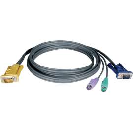 Tripp Lite 10ft PS/2 Cable Kit for KVM Switch 3-in-1 B020 / B022 Series KVMs, 10 ft