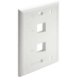 Tripp Lite 2PORT WHITE KEYSTONE FACEPLATE FOR N238 SERIES JACKS