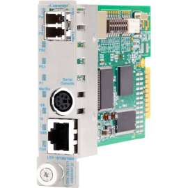 Omnitron Systems iConverter 8926N-0 Media Converter Interface Device, 1 x RJ-45 , 1 x LC Duplex, 10/100/1000Base-T, 1000Base-X, Internal