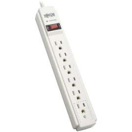 Tripp Lite Surge Protector Power Strip 120V 6 Outlet 6' Cord 790 Joule TAA GSA, NEMA 5-15P, 6 NEMA 5-15R, 6ft