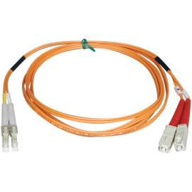 Tripp Lite 1M Duplex Multimode 50/125 Fiber Optic Patch Cable LC/SC 3' 3ft 1 Meter - LC Male - SC Male - 3.28ft