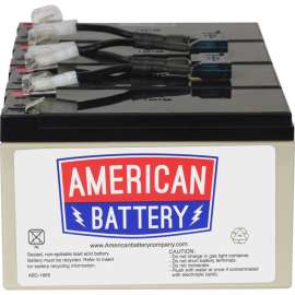 American Battery ABC Replacement Battery Cartridge #8, Maintenance-free Lead Acid Hot-swappable