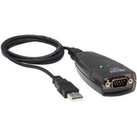 USB-A to Serial Adapter (DB9), Keyspan, High-Speed (M/M), Detachable Cable, TAA