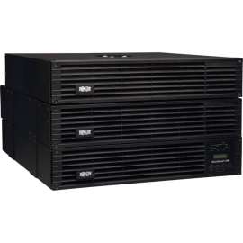 Tripp Lite UPS Smart Online 6000VA 5400W Rackmount 6kVA 208/240/120V USB DB9 Manual Bypass Hot Swap 6URM, 6U Rack-mountable, 6 Hour Recharge, 2 Minute Stand-by, 208 V AC, 240 V AC Input