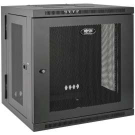 Tripp Lite 10U Wall Mount Rack Enclosure Server Cabinet Hinged w/ Door & Sides, 19" 10U Wall Mounted