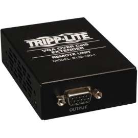 Tripp Lite, Pro Av Tripp Lite VGA over Cat5 Cat6 Extender Remote Receiver 1920x1440 TAA GSA, 1 Input Device, 1 Output Device, 1000 ft Range