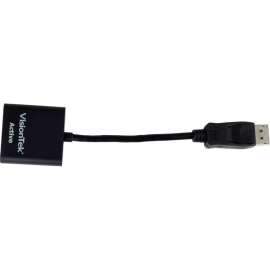 VisionTek DisplayPort to SL DVI-D Active Adapter (M/F), DisplayPort to SL DVI-D Active Adapter, DP to DVI Adapter Male to Female 5 inch Active (1920x1080) 60 Hz