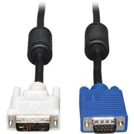 Tripp Lite, Pro Av Tripp Lite 6ft DVI to VGA Monitor Cable Shielded with RGB High Resolution DVI-A to HD15 M/M 6', (DVI-A M to HD15 M) 6-ft.