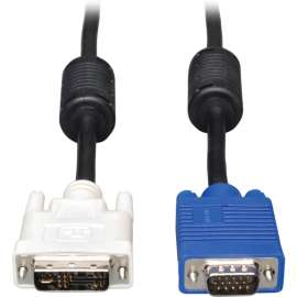 Tripp Lite 3' DVI to VGA Monitor Cable Shielded DVI Male to HD15 M/M 3ft, (DVI-A M to HD15 M) 3-ft.