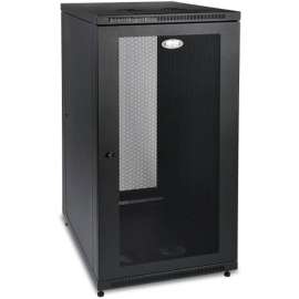 Tripp Lite 24U Rack Enclosure Server Cabinet 33" Deep w/ Doors & Sides, For Server, 24U Rack Height32.50" Rack Depth, Floor Standing, Black