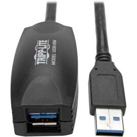 Tripp Lite 5M USB 3.0 SuperSpeed Active Extension Repeater Cable A M/F 16ft 5 Meter, USB, Extension Cable, 16.40 ft, 1 x Type A Male USB