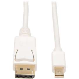 Tripp Lite 6ft Mini DisplayPort to DisplayPort Adapter Converter Cable mDP to DP 4K x 2K @ 60Hz M/M, DisplayPort for Audio/Video Device, Monitor, Notebook, 6 ft, 1 x DisplayPort Male Digital Audio/Video, 1 x Mini DisplayPort Male Thunderbolt