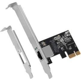 SIIG Dual Profile Gigabit Ethernet PCIe - up to 1Gbps data transfer rate - Dual Profile Single Port Gigabit Ethernet PCIe Adapter adds one high-speed Gigabit Ethernet port to PCI Express enabled desktop computers and workstations - Supports 10/100/1