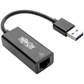 Tripp Lite USB 3.0 SuperSpeed to Gigabit Ethernet Adapter RJ45 10/100/1000 Mbps, 10/100/1000 Mbps