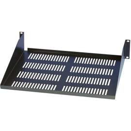Tripp Lite SmartRack 2U Cantilever Fixed Shelf (60 lbs / 27.2 kgs capacity; 21 in. / 533.4 mm Deep), 2U Rack Height, Rack-mountable, Black, Steel