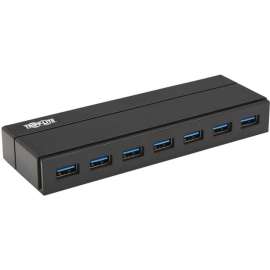 Tripp Lite 7-Port USB 3.0 Hub SuperSpeed with Dedicated 2A USB Charging iPad Tablet, USB, External, 8 USB Port(s), 7 USB 3.0 Port(s)