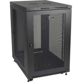 Tripp Lite 18U Rack Enclosure Server Cabinet 33" Deep w/ Doors & Sides, 18U Rack Height x 19" Rack Width, Black, 1000 lb Dynamic/Rolling Weight Capacity, 1000 lb Static/Stationary Weight Capacity
