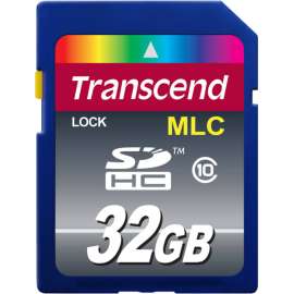 Transcend Industrial 32 GB Class 10 SDHC, 20 MB/s Read, 16 MB/s Write, 2 Year Warranty