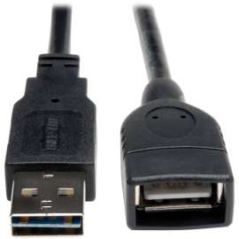 Tripp Lite 6ft USB 2.0 High Speed Extension Cable Reversible A to A M/F, (Reversible A to A M/F), 6-ft."