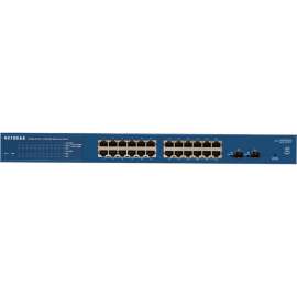 NETGEAR 24-Port Gigabit Smart Switch, GS724Tv4, 24 Ports, Manageable, 10/100/1000Base-T, 2 Layer Supported