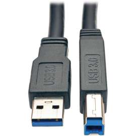 Tripp Lite 25ft USB 3.0 SuperSpeed Active Repeater Cable A Male/B Male 25', USB for Printer, 25 ft, 1 x Type A Male USB, 1 x Type B Male USB