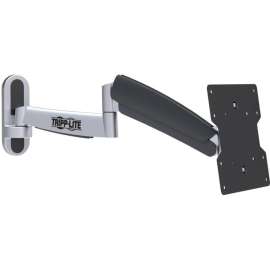 Tripp Lite Display TV Wall Monitor Mount Arm Swivel/Tilt 17" to 42" TVs / Monitors / Flat-Screens, 44 lb Load Capacity, Metal, Rubber, Black"