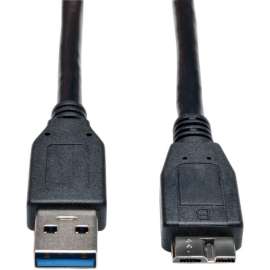 Tripp Lite 6ft USB 3.0 SuperSpeed Device Cable USB-A Male to USB Micro-B Male Black, USB, 6 ft, 1 x Type A Male USB, 1 x Type B Male Micro USB