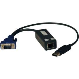 Tripp Lite KVM Switch USB Server Interface Unit HD15 USB RJ45 8 Pack TAA, 1 Computer(s), 100 ft Range, 1 x Network (RJ-45) x USB x VGA