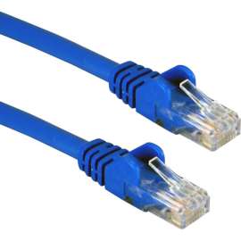 QVS 3-Pack 25ft 350MHz CAT5e/Ethernet Flexible Snagless Blue Patch Cord - 25 ft Category 5e Network Cable for Network Device, Patch Panel, Hub, Computer, Router, Gaming Console - First End: 1 x RJ-45 Network - Male - Second End: 1 x RJ-45 Network