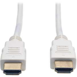 Tripp Lite 6ft High Speed HDMI Cable Digital Video with Audio 4K x 2K M/M White 6', HDMI for Audio/Video Device, Home Theater System, TV, LCD TV, Projector, Blu-ray Player, iPad, 6 ft, 1 x HDMI Male Digital Audio/Video, 1 x HDMI Male Digital Audio/Video