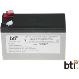 Battery Technology BTI Replacement Battery RBC2 for APC, UPS Battery, Lead Acid, Compatible with APC UPS BK500BLK BK350 BK500 SC420