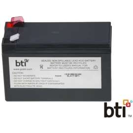 Battery Technology BTI Replacement Battery RBC17 for APC, UPS Battery, Lead Acid, Compatible with APC UPS BE850G2 BE650G1 BR700G BX850M BE850M2 BE650G1-LM BK650EI BE650G1-CN