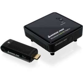 IOGEAR Wireless HDMI Transmitter and Receiver Kit, 1 Input Device, 1 Output Device, 30 ft Range, 1 x USB