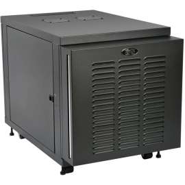 Tripp Lite 12U Industrial Rack Floor Enclosure Server Cabinet Doors & Sides - 12U Rack Height x 19" Rack Width x 32.50" Rack Depth - Floor Standing - 4 Fan(s) - Black - 1000 lb Static/Stationary Weight Capacity