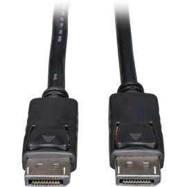 Tripp Lite DisplayPort Monitor Digital Video Audio Cable with Latches 4Kx2K, DisplayPort for Monitor, Audio Device, Home Theater System, 1 ft, 1 x DisplayPort Male Digital Audio/Video, 1 x DisplayPort Male Digital Audio/Video