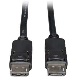 Tripp Lite 30ft DisplayPort Cable with Latches Video / Audio DP 4K x 2K M/M, DisplayPort for Monitor, Audio Device, Home Theater System, 30 ft, 1 x DisplayPort Male Digital Audio/Video, 1 x DisplayPort Male Digital Audio/Video