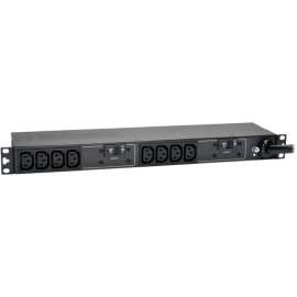 Tripp Lite PDU Basic 208V / 240V 30A 5/5.8kW C13 10 Outlet L6-30P Horizontal 1U, NEMA L6-30P, 10 x IEC 60320 C13, 230 V AC, 5.80 kVA